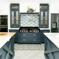 thumbnail image 5 of ZLINE 48 in. Autograph Edition Rangetop in Black Stainless Steel with Gold Accents (RTBZ-48-G), 5 of 5