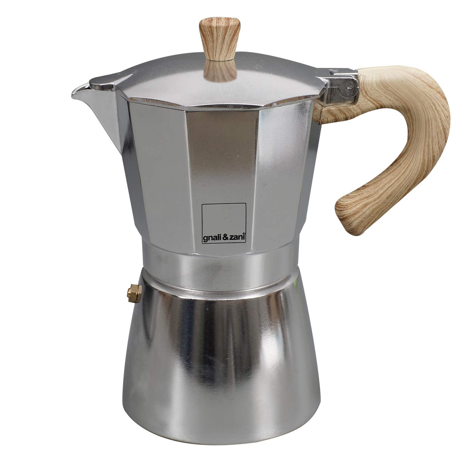 Gnali & Zani 9 cup Moka pot espresso coffee maker (Red) - Walmart.com