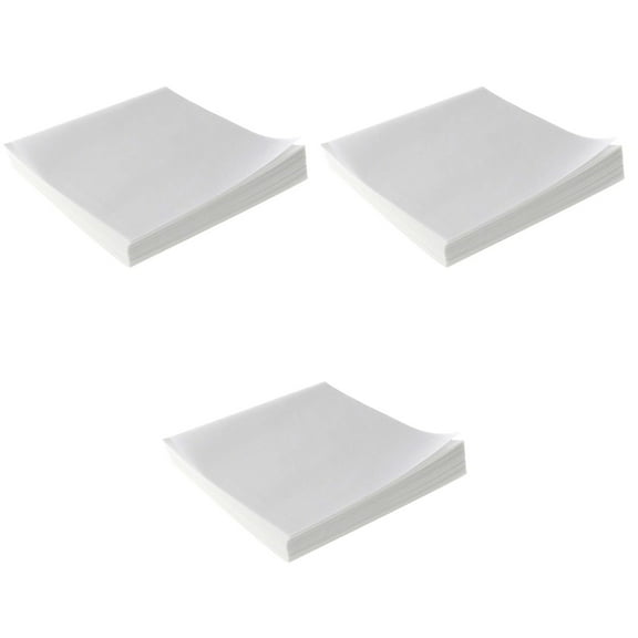 Worgeous 1500 Sheets Laboratory Weighing Paper Square Paper Sheets for Samples Transfer