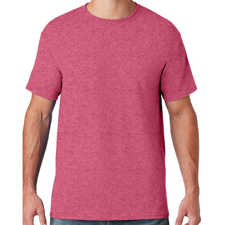Moisture-Wicking Cotton/Poly T-shirt, XL Vintage Heather Red Walmart.com