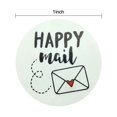 thumbnail image 2 of 2 rollos de pegatinas Happy Mail, 1000 etiquetas adhesivas, etiquetas de sellado decorativas redondas de 1 pulgada, para C, 2 of 4