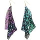thumbnail image 1 of 1 par de pendientes para mujeres lentejuelas de metal aretes de borla aretes colgantes colgantes, 1 of 7