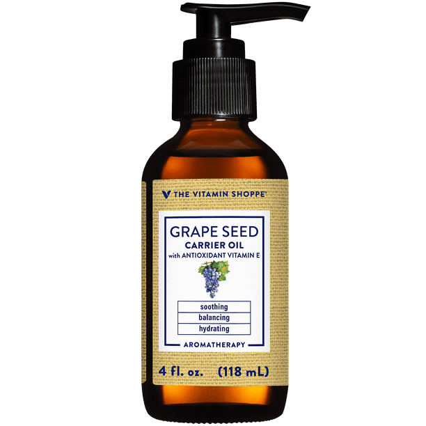 Grape Seed Carrier Oil with Antioxidant Vitamin E Soothing, Balancing