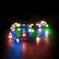 thumbnail image 3 of 30 microdot battery operated LED lights, indoor, multicolor, green wire, 3 of 3