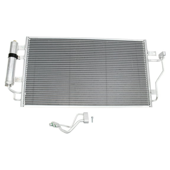 TRQ A/C Condenser w/ Receiver Drier Assembly for Nissan Leaf Brand New ACA80188