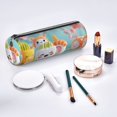 thumbnail image 2 of Disketp Kawaii Sushi Characters Delight Estuche Organizador de Lápices de Cuero, Estuche de Oficina con Cremallera para Bolígrafo y Lápiz, 2 of 6