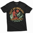 thumbnail image 3 of Out of breath hiking society T-shirt Hiker shirt nature tee shirt mountains woods gift funny shirt (XX-Large Navy Blue), 3 of 7
