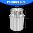 thumbnail image 5 of Sinyiin Premium Stainless Steel 10L Milking Pail For Dairy Animals Heat Resistant Easy to Clean Accessories, 5 of 9