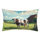thumbnail image 1 of Balery Prairie Pasture Cow Funda de Cojín Estampada, Regalos para Mujeres, Regalos de Amor para Ella, Regalos para Novia o Esposa, Funda de Almohada-20"x30", 1 of 6