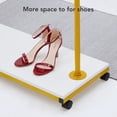 thumbnail image 5 of Clothing Store Rolling Garment Rack with Wheel, Floor-Standing Clothing Rack, Shoes Bags Clothes Organizer Storage Shelves for Bedroom Retail Boutique Use, 5 of 9