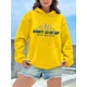 thumbnail image 3 of Sudadera Hoodie Mujer Con Capucha Estampada Don't Give Up, 3 of 7
