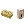 thumbnail image 1 of Soporte Multiusos Para Papel De Seda, Dispensador De Papel Higiénico Para Baño, Caja De Pañuelos Rectangular, Soporte Para Servilletas Faciales Para El Hogar, Restaurante, Oficina, Control, 1 of 7
