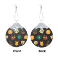 thumbnail image 3 of The Legend Of Zelda Christmas Ornaments Round Glass Pendant Xmas Tree Pendants Hanging Ornaments Creative Indoor Decoration For Holidays Silver, 3 of 8