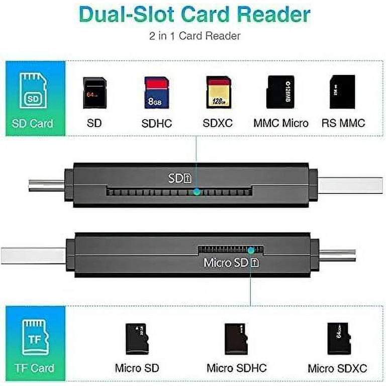 Vanja USB C SD Card Reader USB 3.0, Micro SD Card Adapter