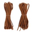 thumbnail image 2 of 2pcs 5m Leather Cord Lace Flat Rope Thread String DIY Jewelry Making Tan, 2 of 6