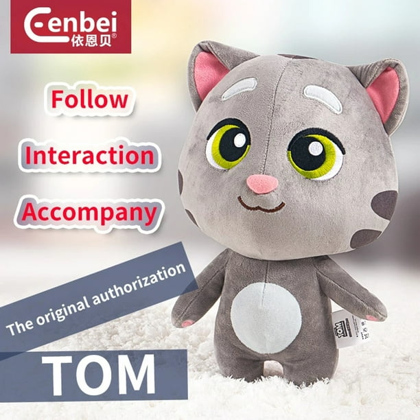 28cm Intelligent Voice Plush Toy Talking Tom Cat Angela Intelligent Dialogue Baby Early Education Machine
