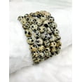 thumbnail image 6 of K-KED One (1) Dalmatian Jasper Beaded Bracelet 8MM A Round Beaded Bracelet, 6 of 7