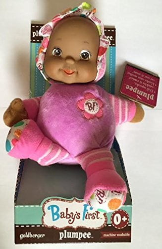 Goldberg Babys First Kisses Doll New AA African American Pink I Kiss 