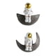 thumbnail image 1 of 2 uds lindo escultura colgante de pared decoración de pared de habitación Colco Escultura de pared de astronauta, 1 of 6