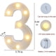 thumbnail image 2 of Letrero luminoso LED con números y letras para marquesina, ideal para bodas, cumpleaños, fiestas, Navidad, luz nocturna, decoración para el hogar y el bar (3), 2 of 5