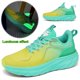 thumbnail image 1 of Zapatos para Correr Likrtyny Profesionales Suela Gruesa Transpirables Verde Amarillo 42, 1 of 9