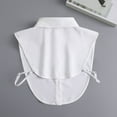 thumbnail image 5 of Baqcunre Clearance! Detachable Collar, Women Solid Ruffle Detachable Blouse with False Collar Half Elastic Waist Shirt Collar, Ties for Men, ,, 5 of 6