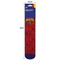 thumbnail image 5 of Official FC Barcelona - Tri-Blend Red Crew Socks, Size 9-13, 5 of 5