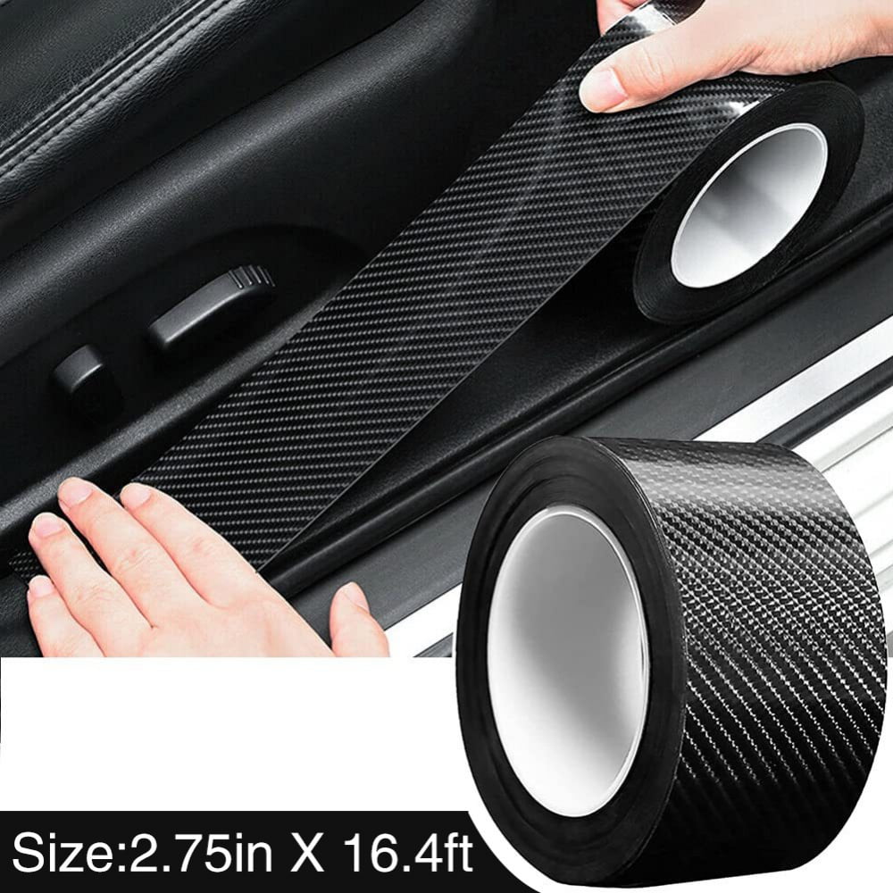 Car Door Edge Guards 5D Carbon Fiber Car Door Sill Protector Car Paint
