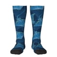 thumbnail image 1 of Fotbe Stingray Calcetas Divertidas Estampadas para Hombre y Mujer, Calcetas de Algodón hasta la Rodilla para Caminar, Correr, Enfermería y Embarazo, 1 of 6