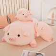 thumbnail image 3 of 40/50/60/80cm Squish Pig Stuffed Doll Lying Plush Piggy Toy Animal Soft Plushie Pillow Cushion Kids Baby Comforting Gift, 3 of 8