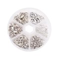 thumbnail image 2 of Opolski Jump Rings Assorted Wear-resistant Making Accessory Assorted Split Ring Lobster Clasp Kit for DIY, 2 of 8