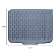 thumbnail image 6 of Silicone Dish Drying Mat for Kitchen Counter, Easy Clean Slope Design Kitchen Mat, Silicone Mat, Fits Under Dish Rack Gray 15.7*12.6*0.8 inch, 6 of 6