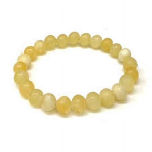 Calcite strach elastic Bead Braclet 10 mm