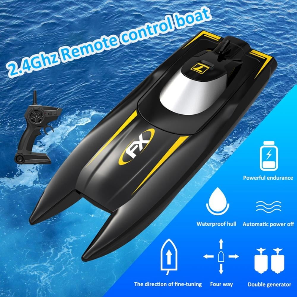 Details about   2.4 G Remote Control RC 0.5 m/s Speed Boat Dual Motor RC Racing Kid Toy 