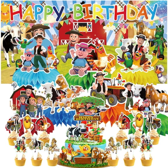 La Granja de zenon Honeycomb Centerpieces Table Toppers Decorations for Birthday Party Decor Supplies