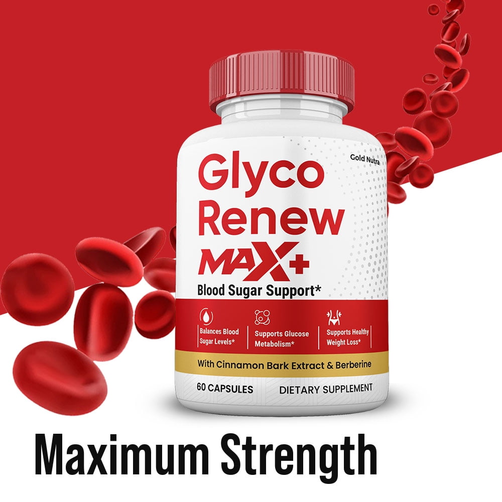(3 Pack) Glyco Renew Max + Blood Sugar Capsules, Official Capsules, 2x Stronger, Made in the USA.