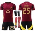thumbnail image 5 of 2024 European Cup Belgian Home Football Uniform No. 7 Deblaine 10 Lukaku 25 More Library Jersey, 5 of 12