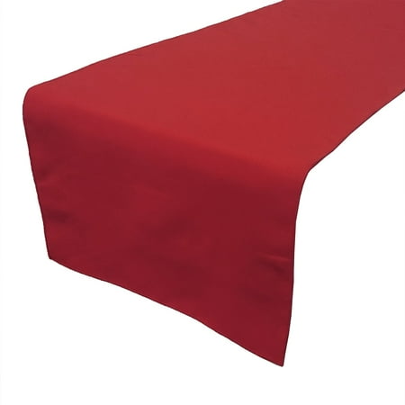 

Poplin Table Runner Solid Red