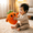 A002- Clear (Radish Pattern), variant on Interactive Fruit Plush Toy, Musical Piano Stuffed Animal with Touch Sensor, Voice Recorder & Changeable Songs, Early Learning Gift for Kids(Carrot)