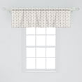 thumbnail image 2 of Ambesonne Anchor Valance Pack of 2, Maritime Pattern Art, 54"X18", Blue Red White, 2 of 2