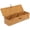3-Divided - Natural, variant on Seagrstorsmall Basket With Lid - 3-section Divided Organizer For Tea Sugar Coffees Woven Shbin Closet Toilet Tank Rectangular Narrow Boho Home Decor