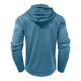 thumbnail image 4 of Men's Hooded Top for Daily Casual Wear with Long Sleeve Athletic Performance Design and Practical Drawstring Detail, 4 of 6
