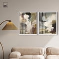 thumbnail image 3 of Muted Tones Harmony Pair Shadowbox Print Boho Wall Decor Set by Art Remedy, White Frame, 20 x 24, 3 of 6