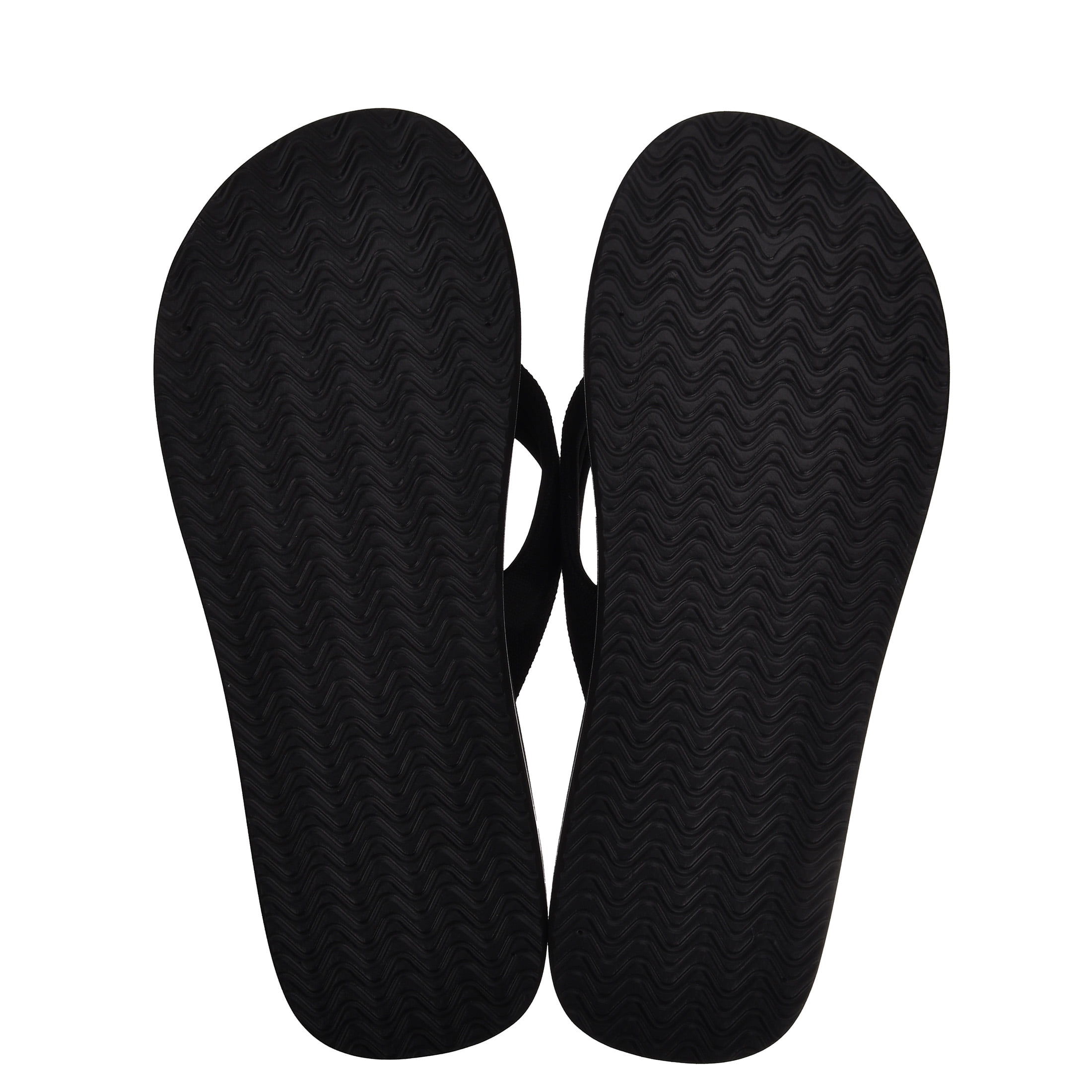 Robin Ruth Mens Flip Flop Black, Designed with Typical Puerto Rico Stamps, Rubber Outsole, Vibrant Colors and Designs