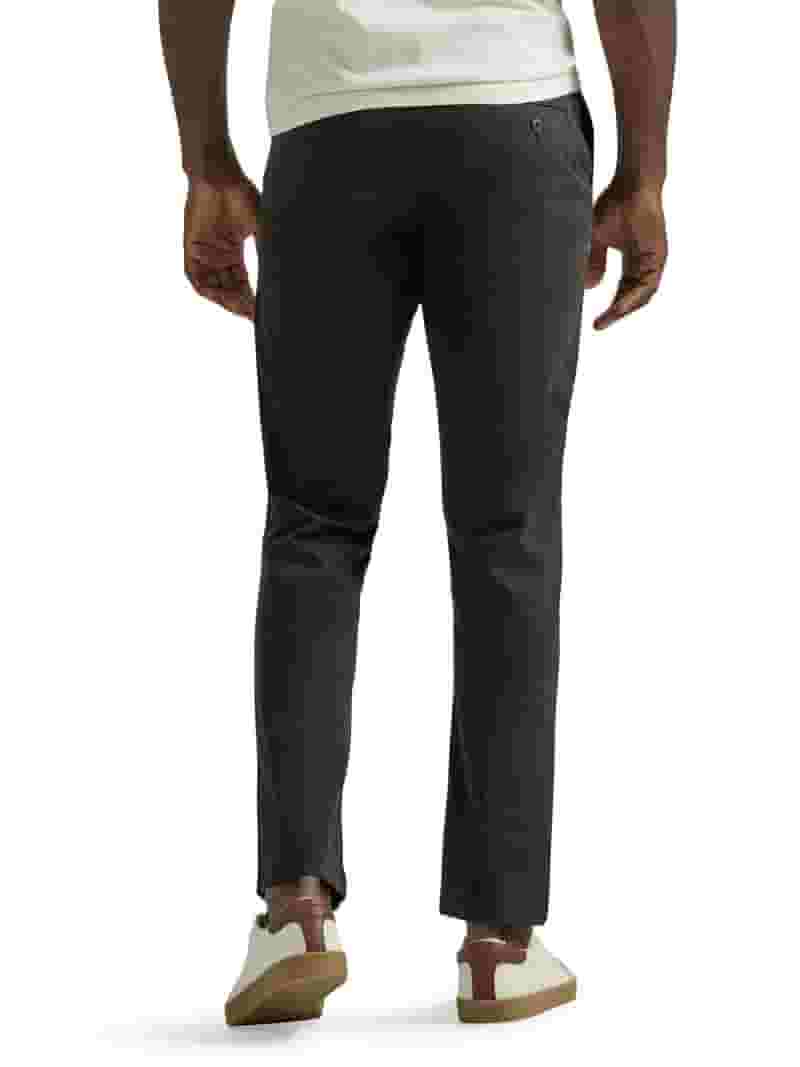 ★LEE★ Man Straight Fit Corn Mill Denim Pants Black Low LE2 Lee® Men's Flat Front Chino with Motion Flex Waistband