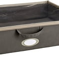 thumbnail image 4 of ClosetMaid Fabric Organizer Multiple Item Storage Zip Bag, Charcoal (4 Pk), 4 of 7