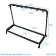 thumbnail image 2 of Glarry Guitar Stand 7 Holder Guitar Rack Band Stage Bass Acoustic Guitar Display, 2 of 14