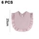 thumbnail image 2 of Baby Muslin Bandana Drool Bibs for Boys Girls Adjustable Baby Bibs Set 6PCS for Teething and Drooling Multi-Use Scarf Bibs-Purple, 2 of 4