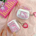 thumbnail image 2 of For Airpods Pro 2nd Generation Case Shiny Quicksand Pink Hard PC Protective Earphone Cover For Airpods Pro 2 Case For Girl/Women, 2 of 6