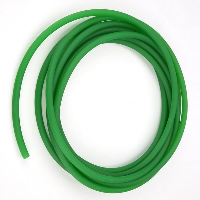 Peahefy Polyurethane Belt,Green Rough Surface PU Polyurethane Round Belt for Drive Transmission,Transmission Belt